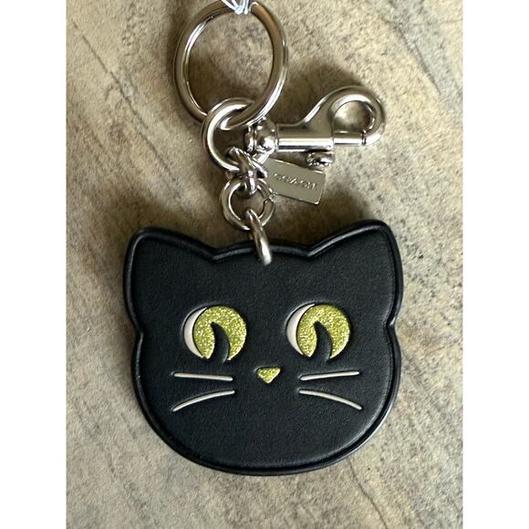 NWT Coach Halloween Cat Bag Charm CX145 - Picture 1 of 4